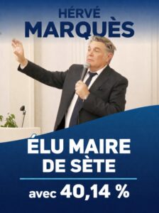 Sète : Hervé Marqués élu maire avec 40,14 % des voix