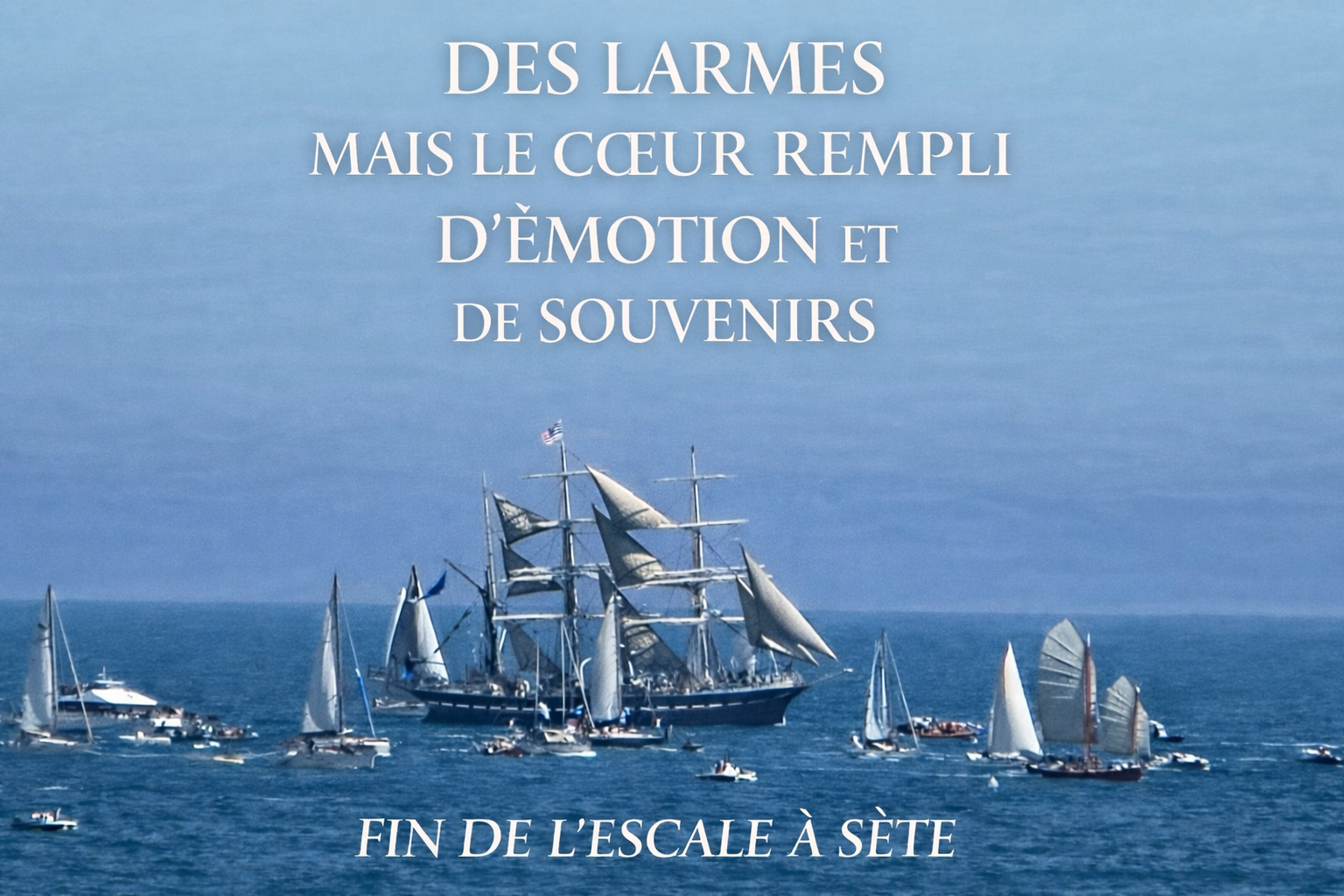Voiliers et public pendant Escale à Sète