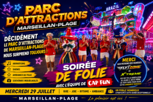 La soirée dont tout le monde va parler était au parc d’attractions de Marseillan-Plage
