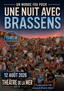 Georges Brassens, toujours vivant dans nos cœurs : une soirée d’exception au Théâtre de la Mer